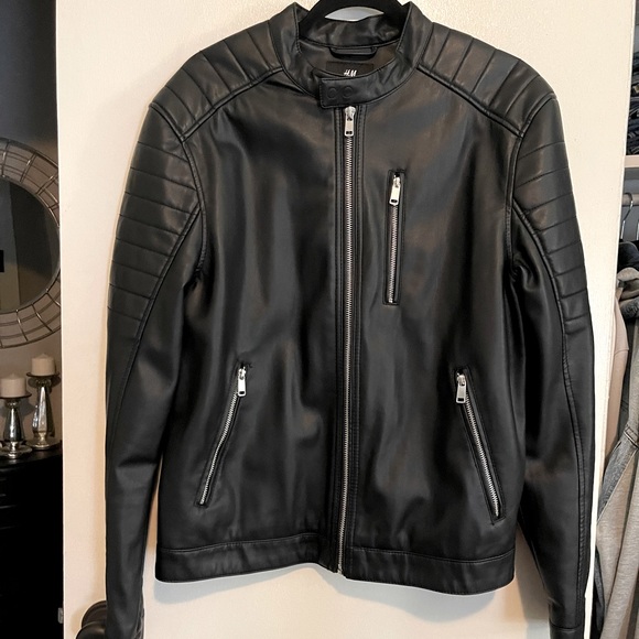 H&M Other - Faux Leather Biker Jacket